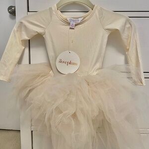 NWT iloveplum B.F.F. Ivory Tutu Dress 1Y/12M